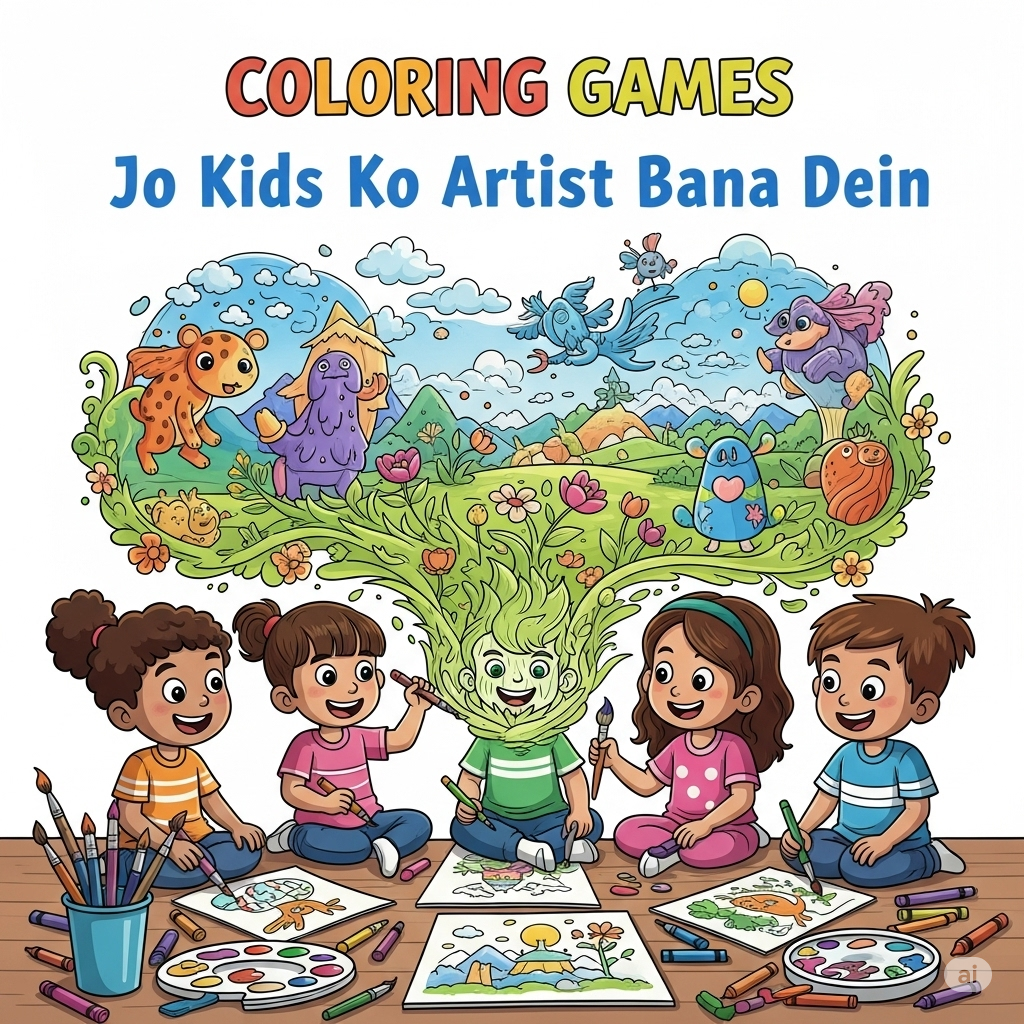 Coloring Games Jo Kids Ko Artist Bana Dein