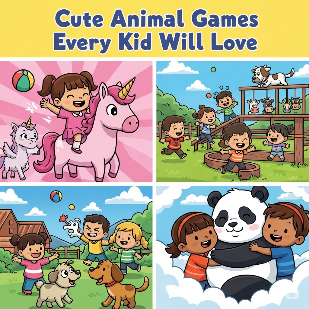 Cute Animal Games Every Kid Will Love