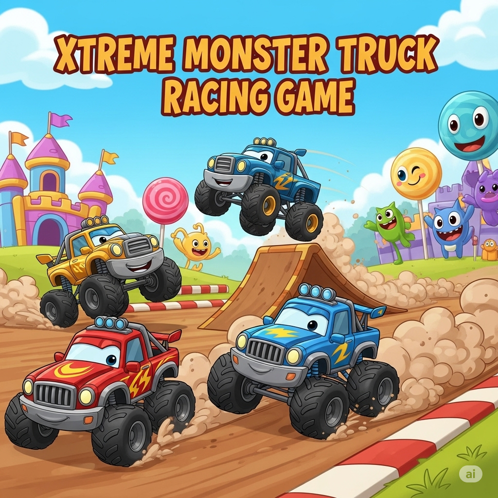 Xtreme Monster Truck Racing Game