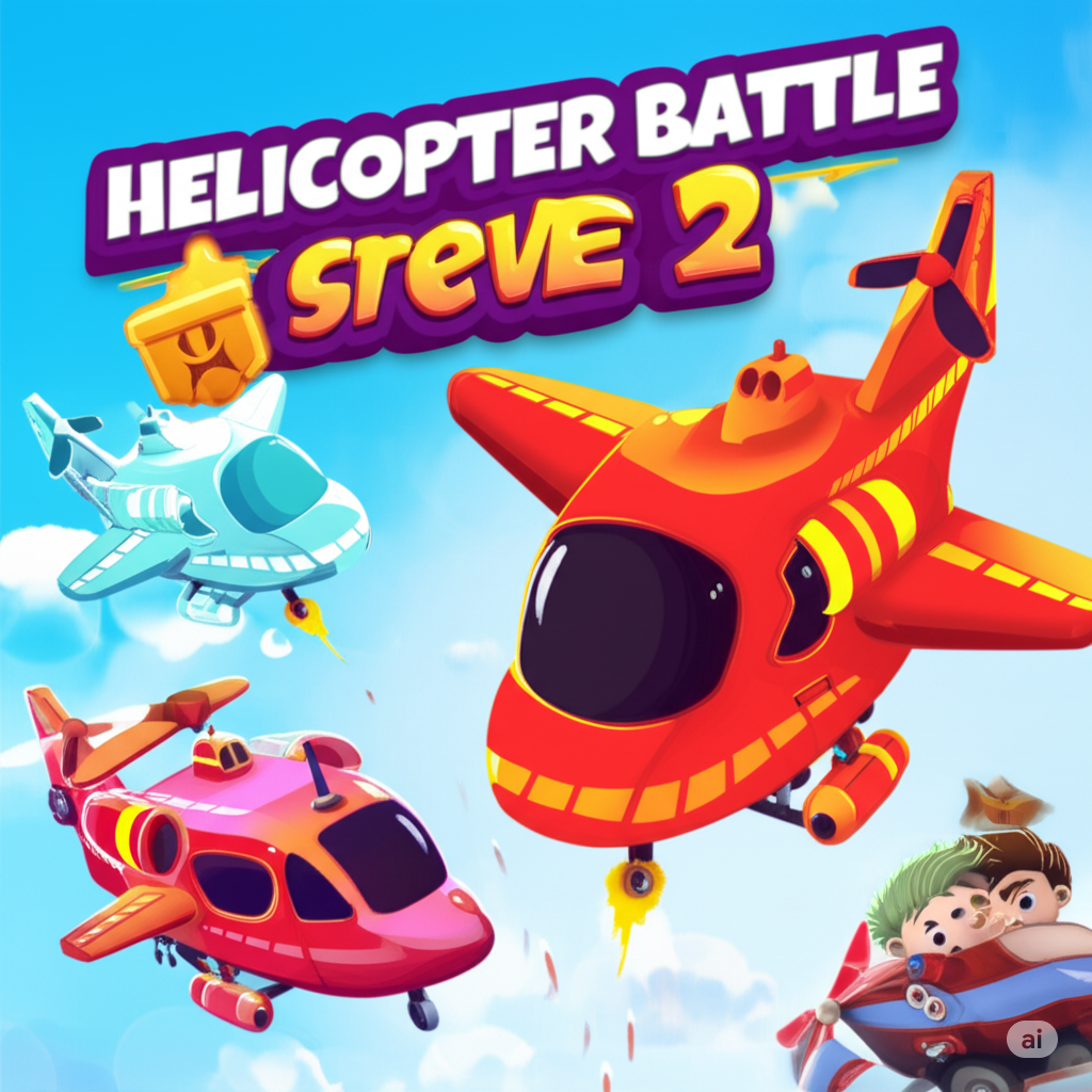 Helicopter Battle Steve 2 Player