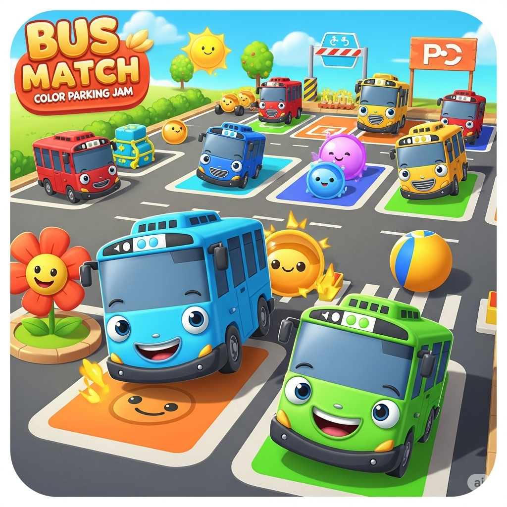 Bus Match: Color Parking Jam